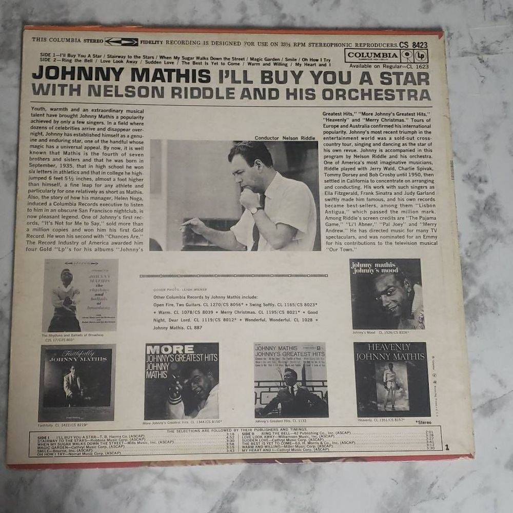 ‎Johnny Mathis Vinyl Record - Picture 5 of 15